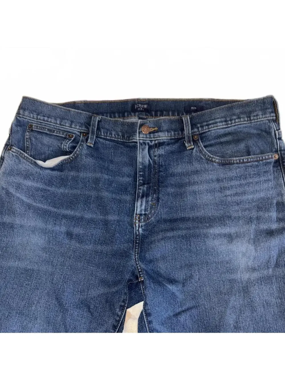 J.Crew Men’s 38 x 32 Flex Slim Dark Wash Jeans Men's W38 Work Or Casual Comfort